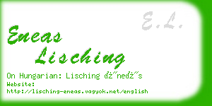 eneas lisching business card